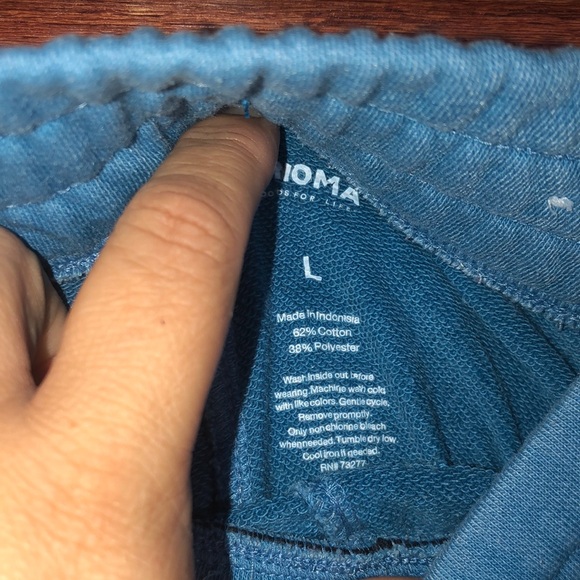 Comfy Blue Jogger Pants - Picture 2 of 4